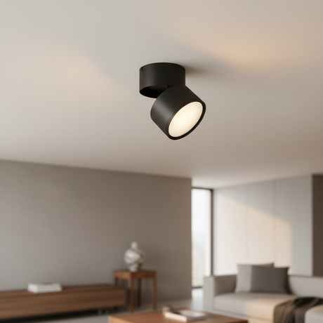Surface Mount Ceiling Spot Light with 360 Degree Rotating Head