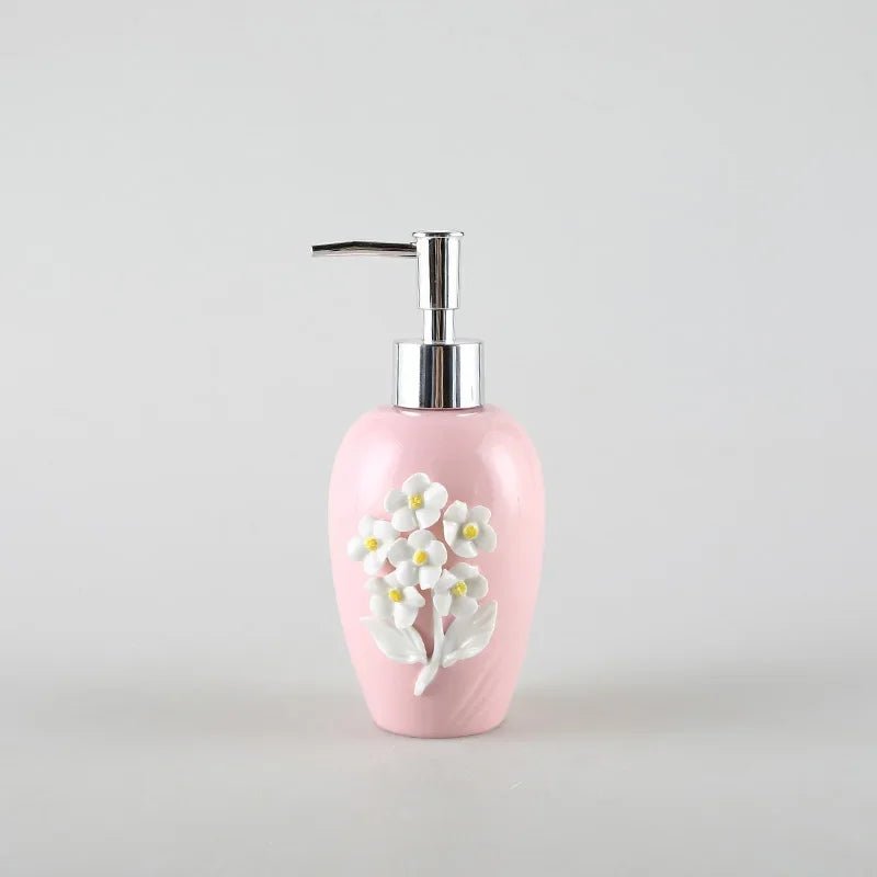 Ceramic Hand Wash Dispenser - Stylish Pump Bottle for Liquid Soap - ceramic soap dispenser - Hurbane Home
