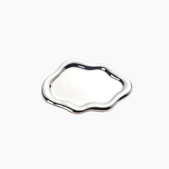 Ceramic Jewelry Tray – Cloud - Shaped Trinket Organizer for Rings and Accessories - Hurbane Home