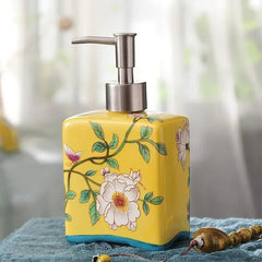 Ceramic Soap Dispenser Pump - Stylish Moisturizer Storage for Kitchen & Bathroom - ceramic soap dispenser - Hurbane Home