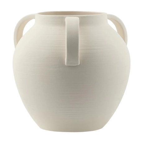 Ceramic Stoneware Vase with Textured Design for Elegant Home Décor - Textured Ceramic Vase - Hurbane Home
