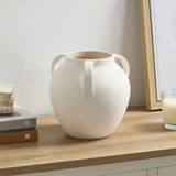 Ceramic Stoneware Vase with Textured Design for Elegant Home Décor - Textured Ceramic Vase - Hurbane Home