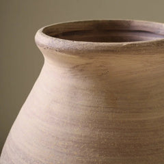 Ceramic Vase – Handmade Rough Clay Pottery Retro Home Decor - Hurbane Home