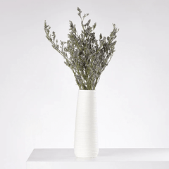 Ceramic Vase – Nordic Textured Tabletop Centerpieces for Modern Shelves - Hurbane Home