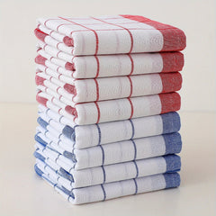 Checkered Kitchen Towels - 100% Cotton, Absorbent & Durable for Cooking - 100 Cotton Kitchen Towels - Hurbane Home