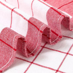Checkered Kitchen Towels - 100% Cotton, Absorbent & Durable for Cooking - 100 Cotton Kitchen Towels - Hurbane Home