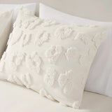 Chenille King Comforter - Elegant Gray Puff Quilt for Luxurious Bedding - Puff Quilt Comforter - Hurbane Home