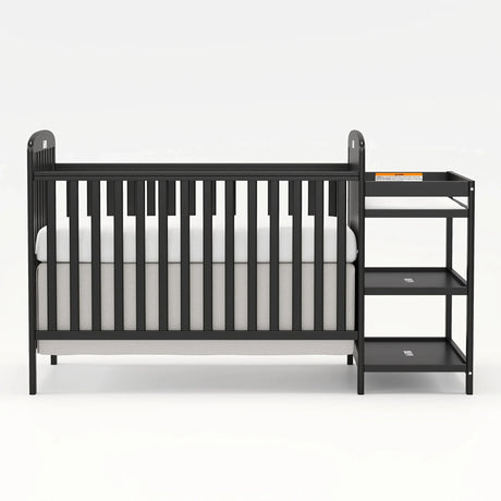Children's Bed with Ladder - Sturdy Wooden Twin Frame for Safe Sleep - Wooden Baby Crib - Hurbane Home