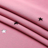 Childrens Curtains – Romantic Star Sheer Double - Layer Window Drapes - Hurbane Home