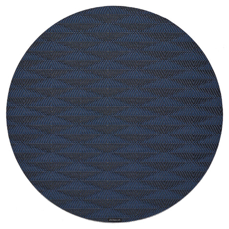 Chilewich Arrow Round Vinyl Placemat Set of 4 Indoor Outdoor