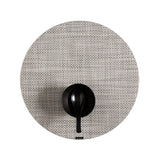 Chilewich Basketweave Round Vinyl Placemats Set of Four