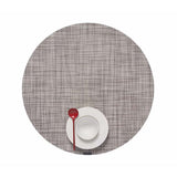 Chilewich Mini Basketweave Round Placemats Set of Four Vinyl