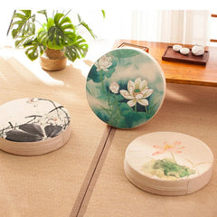 Chinese Floor Cushions - Comfortable Cotton Pads for Relaxed Seating - Japanese Floor Cushions - Hurbane Home