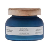 Citrus Scent Candles – Blue Fern 2 - Wick Frosted Jar - Hurbane Home