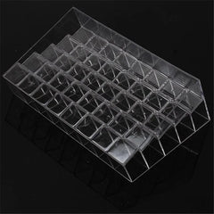 Clear Acrylic Makeup Storage Box - Cosmetic Organizer with Shelves - Acrylic Makeup Organizer - Hurbane Home