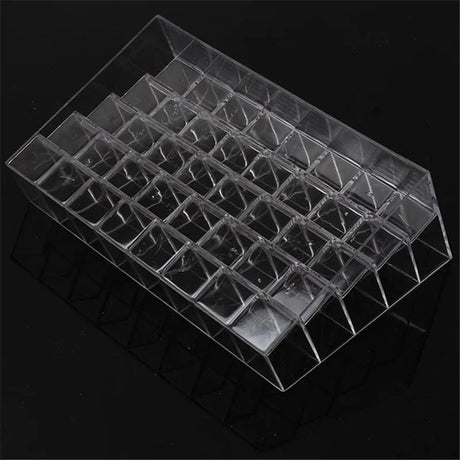 Clear Acrylic Makeup Storage Box - Cosmetic Organizer with Shelves - Acrylic Makeup Organizer - Hurbane Home