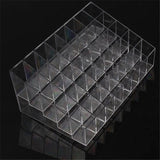 Clear Acrylic Makeup Storage Box - Cosmetic Organizer with Shelves - Acrylic Makeup Organizer - Hurbane Home