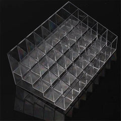 Clear Acrylic Makeup Storage Box - Cosmetic Organizer with Shelves - Acrylic Makeup Organizer - Hurbane Home