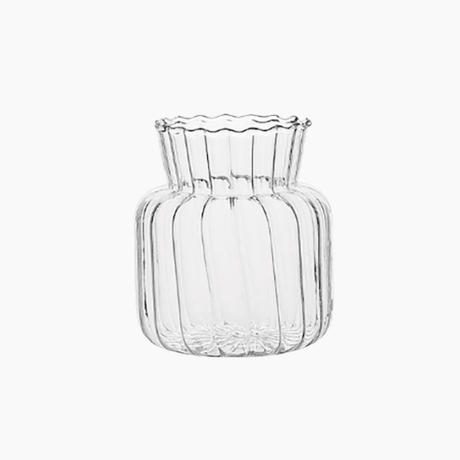 Clear Bud Vases – Nordic Transparent Glass Hydroponic Plant Bottle Decor - Hurbane Home