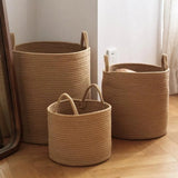 Clothes Basket Organizer - Woven Storage for Laundry and Closet Essentials - Wooven Storage Baskets - Hurbane Home
