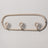 Coat Rack – Trio Wall Mounted Ceramic Hook Design - Wall Coat Rack - Hurbane Home