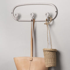 Coat Rack – Trio Wall Mounted Ceramic Hook Design - Wall Coat Rack - Hurbane Home