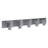 ferm LIVING Lager Coat Rack Powder-Coated Aluminum Wall-Mounted Hook Bar