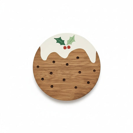 Coffee Mug Coaster Set - Stylish Wooden Drink Coasters for Home Decor - Wooden Drink Coasters - Hurbane Home