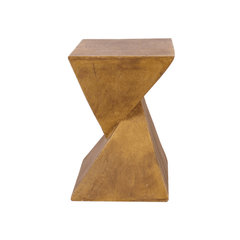 Concrete Side Table - Lightweight Modern Accent Stool For Bedroom - Rustic End Tables - Hurbane Home