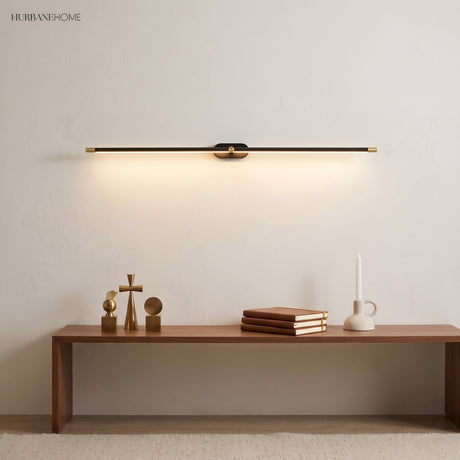 Cordless rechargeable linear LED wall sconce colour option view 3