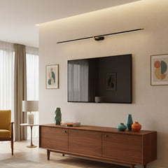 Cordless rechargeable linear LED wall sconce alternative angle view 19