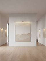 Cordless rechargeable linear LED wall sconce alternative angle view 25