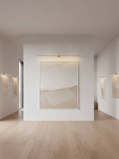Cordless rechargeable linear LED wall sconce alternative angle view 25