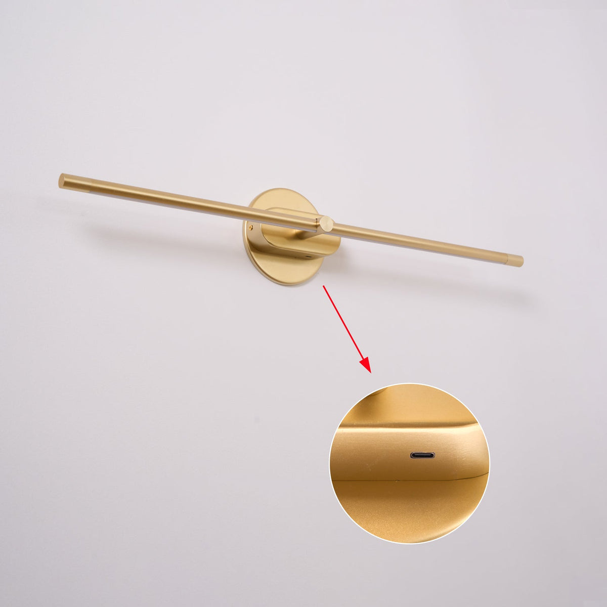 Cordless rechargeable linear LED wall sconce colour option view 27