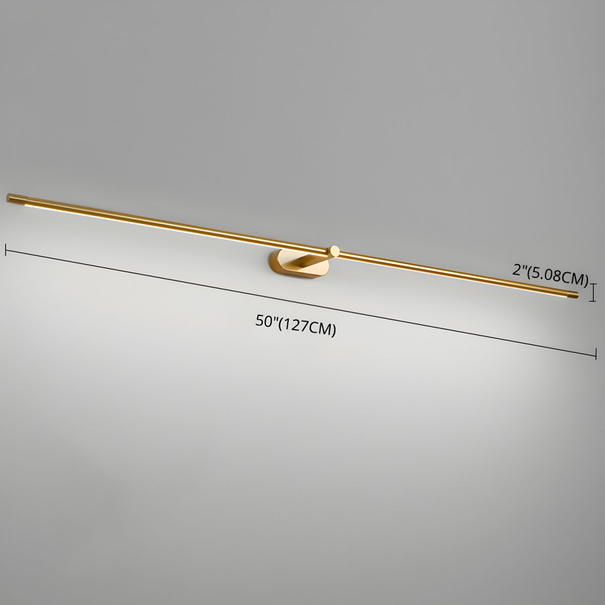 Cordless rechargeable linear LED wall sconce alternative angle view 37