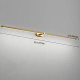 Cordless rechargeable linear LED wall sconce alternative angle view 37