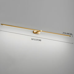 Cordless rechargeable linear LED wall sconce alternative angle view 37