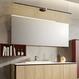 Cordless rechargeable linear LED wall sconce close detail view 38