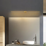 Cordless rechargeable linear LED wall sconce close detail view 44