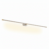 Cordless rechargeable linear LED wall sconce close detail view 68