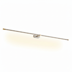 Cordless rechargeable linear LED wall sconce close detail view 68