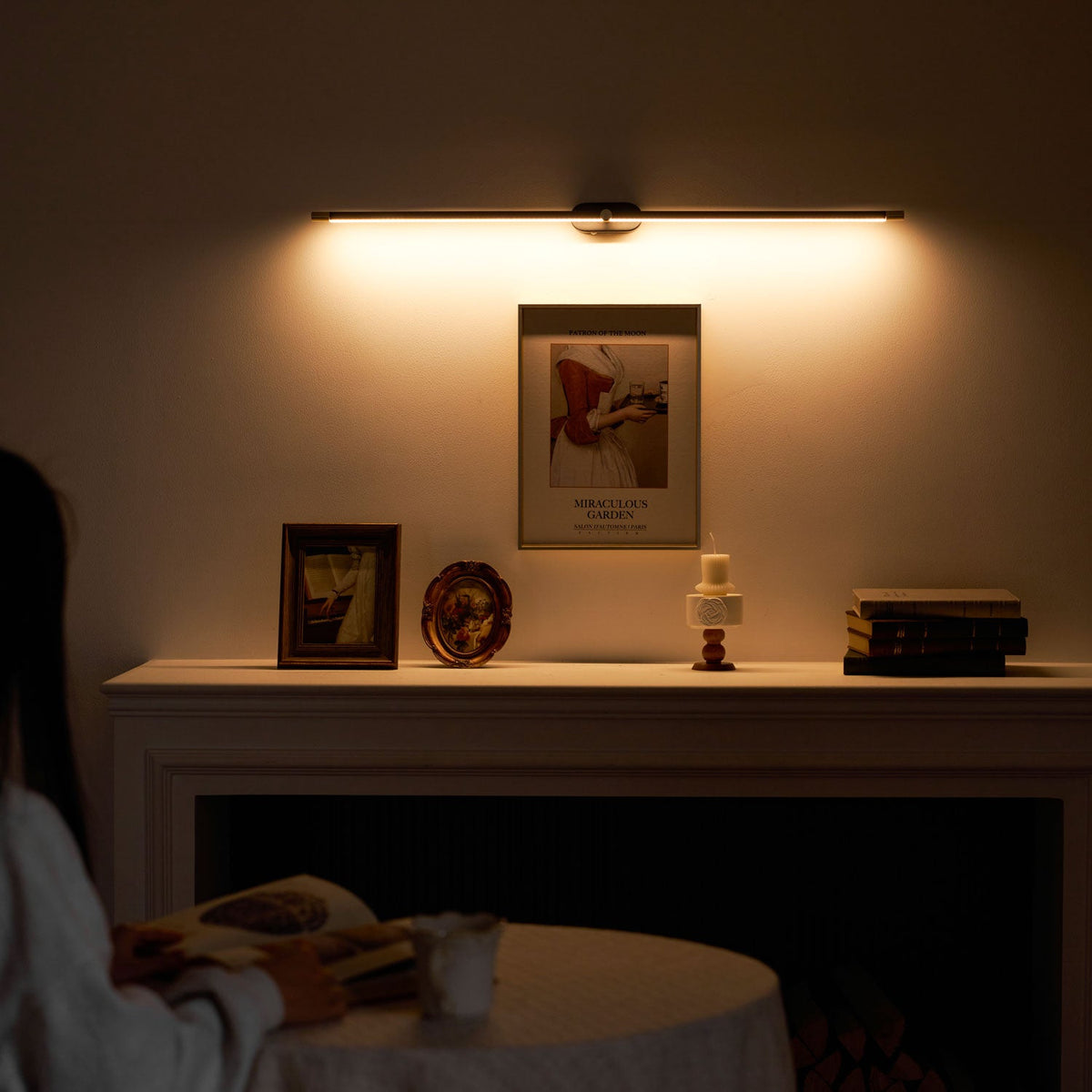 Cordless rechargeable linear LED wall sconce additional product view 72
