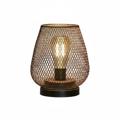 Cordless Table Lamp - Portable Battery Powered Metal Lamp for Living Room - Metal Table Lamp - Hurbane Home