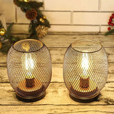 Cordless Table Lamp - Portable Battery Powered Mood Lighting Metal Design - Metal Table Lamp - Hurbane Home