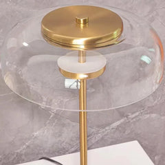 Corner lamp table touch control detail