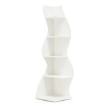 Corner Small Bookcase – 5 - Tier Modern Storage Shelf Rack - Hurbane Home