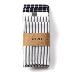 Cotton Dish Towels - 100% Cotton Kitchen Cloths for Durable, Absorbent Use - 100 Cotton Kitchen Towels - Hurbane Home