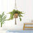 Cotton Rope Plant Hanger - Boho Indoor Decor for Hanging Pots, Macrame Style - Indoor Hanging Planter - Hurbane Home