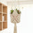 Cotton Rope Plant Hanger - Boho Indoor Decor for Hanging Pots, Macrame Style - Indoor Hanging Planter - Hurbane Home