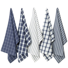 Cotton Tea Towels - 100% Organic, Highly Absorbent Kitchen Essentials - 100 Cotton Kitchen Towels - Hurbane Home